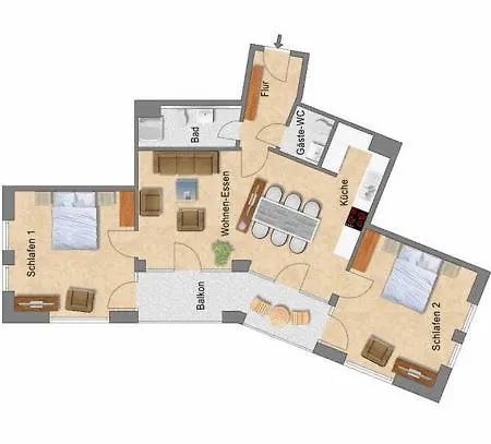 Residenz Bollwark 1 1 Apartman Olpenitz