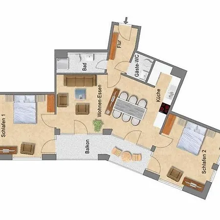 Apartment Residenz Bollwark 1 1